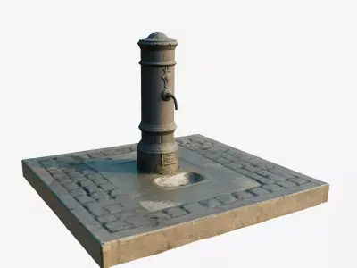 Roman Fountain Nasone 3D model