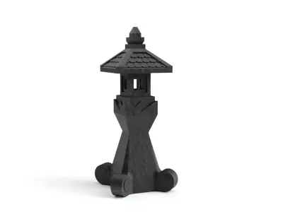 Vintage Garden Light 2 3D print model