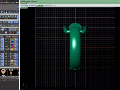 Flow lock Curve Gold Ring 3D print model