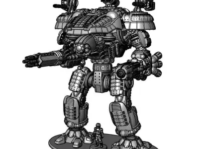 Project Dominator Gunslinger-R Long Range Variant 3D print model