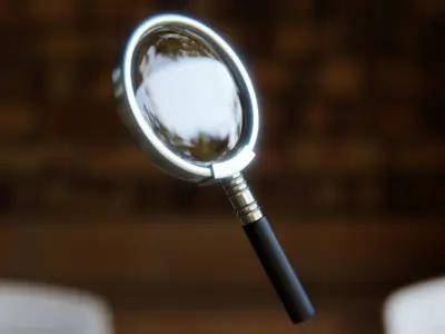 Realistic Magnifying Glass - High Poly 3D Prop Model 3D model