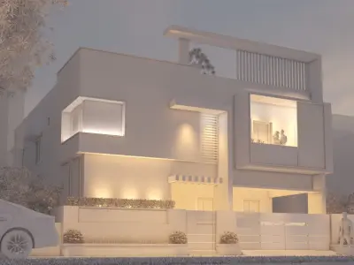 Exterior Scene 3D model 3D model