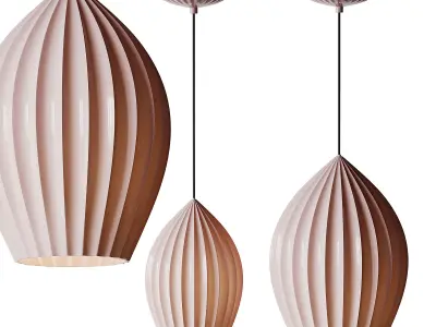 Fin Suspension light 3D model
