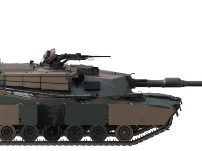 M1A1 ABRAMS MAIN BATTLE TANK 3D model