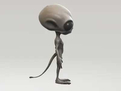 Grey Alien - The little ones 3D model