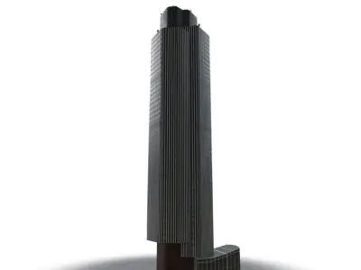 London Tower 42 Low-poly 3D model