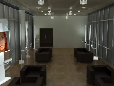 Photo Exhibition Hall 3D model