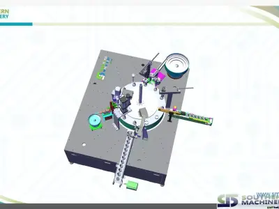 USD50K can build one LED Bulb production assembly line 3D model