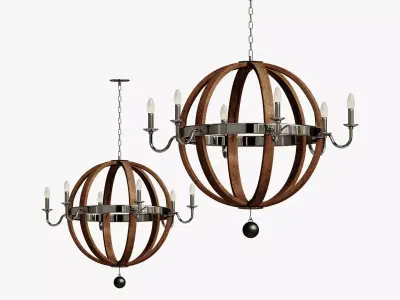 Chandelier Burrel  3D model