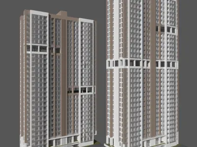 Tower Apartment 2 3D model