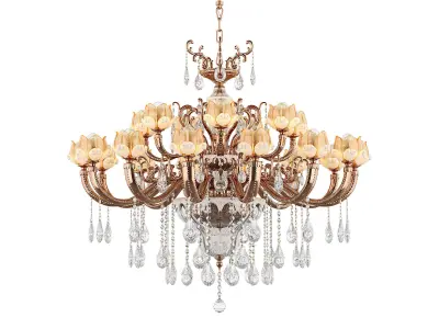 MD 6806-14-7 Osgona Chandelier 3D model