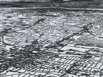 Portland Road Network and Streets 3D model
