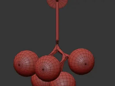 Five Light 3D model