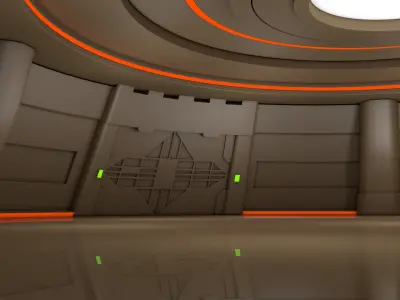 Sci Fi Room  3D model