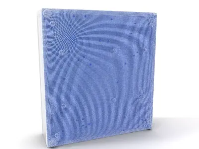 Metallic Wall Panel Model Pack Low-poly 3D model