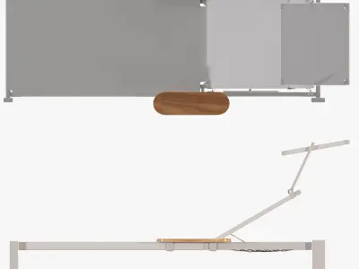 Outdoor lounger 3D model