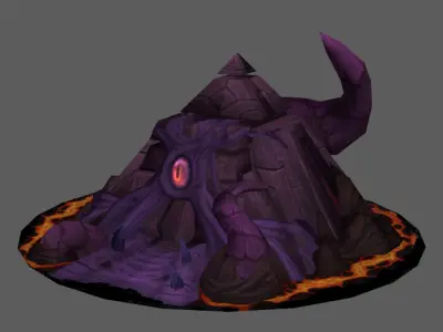 Marmoset Py Ramid Low-poly 3D model