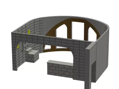 Scrap Tech Deal House Diorama 3D print model
