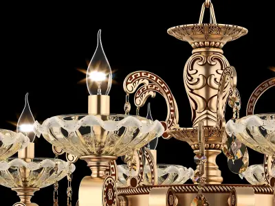 MD 89363-10-3 Osgona Chandelier 3D model