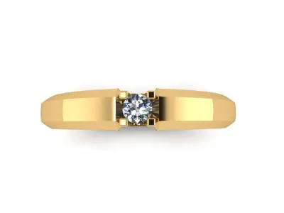 wedding engagement women ring 3dm 3D print model 3