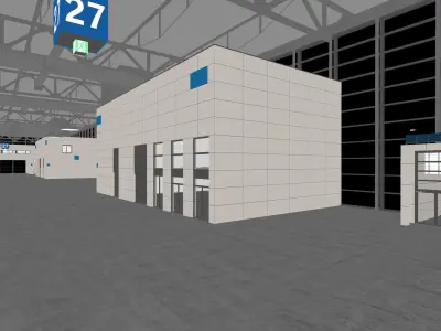 Warehouse 002 UE4 3D model