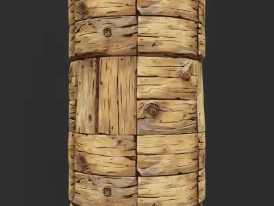 Stylized Wood Seamless Texture  Texture