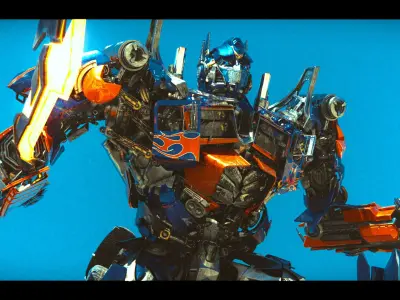 Optimus Prime Transformers Dark Of The Moon 3D model