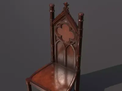 Gothic Chair  3D model