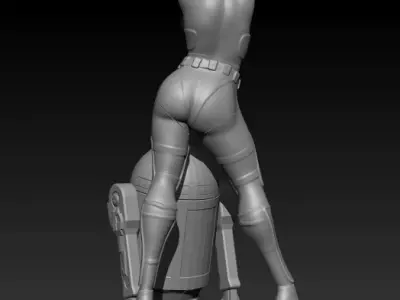 Sexy Stormtrooper 3D print model