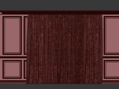 Curtain Set 352 3D model