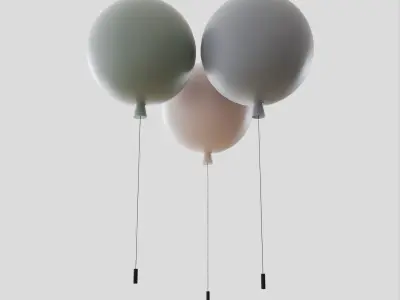 Balloon Lamp 3D model