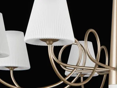 81409x Vortico Lightstar Chandelier 3D model