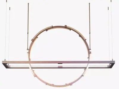 Hubbardton forge Theta LED Pendant 3D model