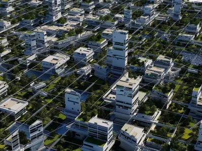 Future City HD A 1 3D model