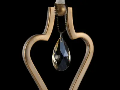 Table Lamp Elegant Enna ARM548-11-WG Maytoni Classic Free 3D model