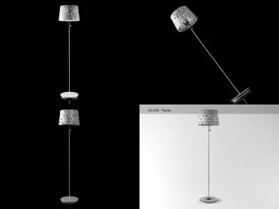 Trama floor lamp 3D model