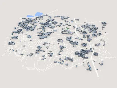 Alexandria City Egypt 3D model