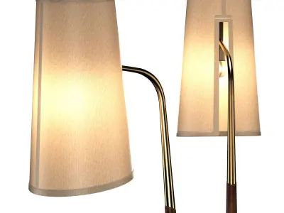 Swan Floor Lamp 3D model