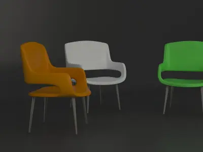3D CHAIR MODEL 3D model