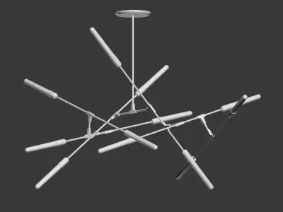 Dawn Chandelier Treniq 3D model