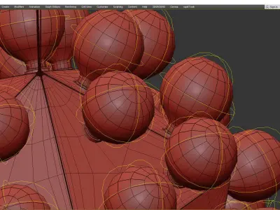 Pissenlit Low-poly 3D model