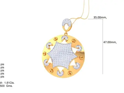 Pendant - 155 3D print model