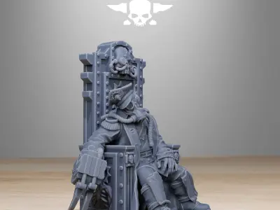 GrimGuard The Fallen Officer 3D print model