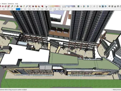 Sketchup Shopping Center F10 3D model