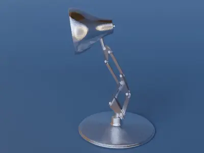 Pixar lamp rigged Low-poly 3D model