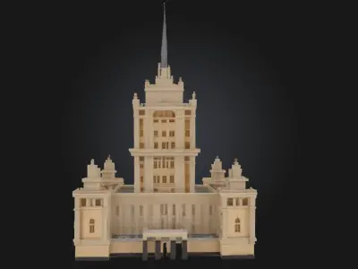 Majestic Tower Grand Architectural Landmark 3D model