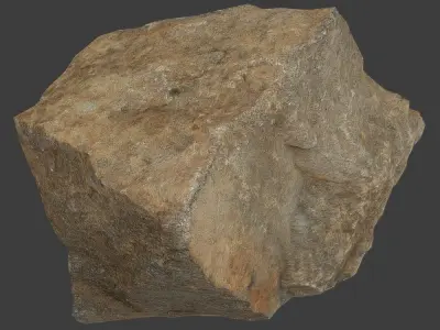 April Stone Low-poly 3D model