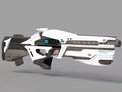 Science Fiction Gun 4 3D model