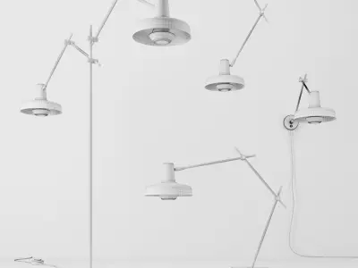 Arigato Lamps Set02 by Grupa 3D model