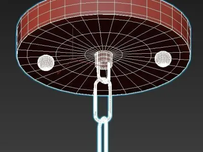 Lumion-Gemma-3785-3 light chandelier in emerald 3D model